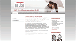 Desktop Screenshot of bjs-versicherungmakler.de